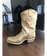 Vintage Bronze Or Brass Heavy cowboy Boot Doorstop Vase, Collectibles,An... - €81,67 EUR
