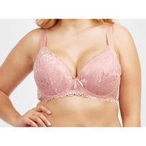Sofra Intimates BR4268LD Lightly Lined Pink Lace Underwire Bra Women&#39;s 4... - $9.79