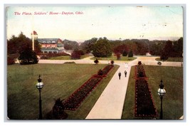 Plaza At Soldier&#39;s Home Dayton Ohio OH 1910 DB Postcard I18 - £2.18 GBP