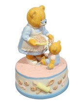 Vintage San Francisco Music Box Mama Bear Giving Baby Bear a Cookie - $39.58