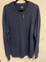 OLD NAVY Cuffed Sweater-NEW Blue XLarge Cotton/Poly Long Sleeve w/Tags - $15.05