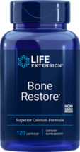 MAKE OFFER! 4 Pack Life Extension Bone Restore D3 Calcium Magnesium 120 caps image 1