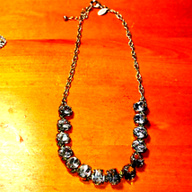 Beautiful silver and rhinestone necklace by Areo - €16,49 EUR