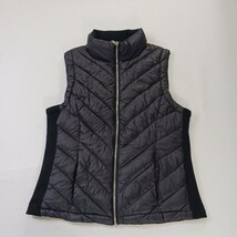 Love Tree RN#158030 Women's Black Sleeveless Full Zip Puffer Vest Size Large image 14