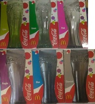 Coca Cola Mcdonald Contour Glass Set - £56.04 GBP