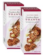 2 Packs Trader Joe’s Gluten Free Cranberry Raisin Toasts  5 oz Each - $24.74