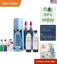 Terra Sparkling Water Maker Bundle Misty Blue, with CO2, DWS Bottles, an... - $335.86