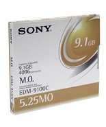 Sony EDM-9100CWW model EDM-9100C Magneto Optical Disk, 9.1GB, 4096 bytes... - $79.15