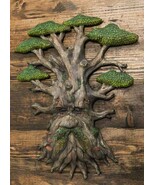 Nature Spirit God Celtic Greenman Tree Ent Canopy Hanging Wall Decor Plaque - $748.15 MXN