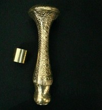 Vintage Antique Brass Long Knob Design Handle Victorian for Walking Stick cane - £14.82 GBP