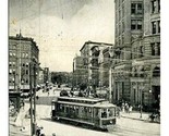 East Genesee Street Syracuse New York Postcard 1911 Streetcar - $10.89