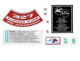 1967 Corvette Decal Kit Engine Compartment 300 HP - £39.07 GBP