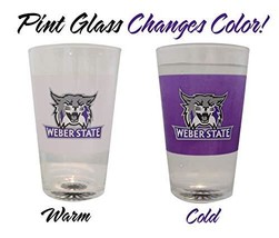 Weber State University Wildcats Color Changing Pint Glass - $14.99