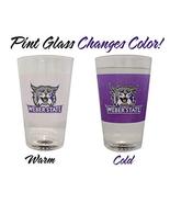 Weber State University Wildcats Color Changing Pint Glass - £11.87 GBP