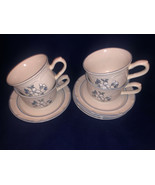 Covington Edition Stoneware 4 Coffee Cups and 4 Saucers Made in Japan - £27.40 GBP