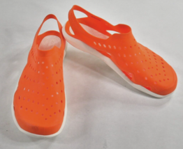 Crocs Swiftwater Wave Sandals Orange White Ankle-High Water Shoes Men&#39;s Size 12 - £39.32 GBP