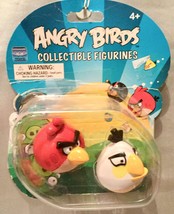 Angry Birds Series 1 Collectible Figurines Two Pack - RED &amp; WHITE BIRDS - In Pkg - £15.03 GBP