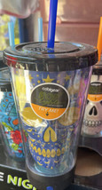 Cool Gear Pop Lights Sugar Skull Day of the Dead 18oz Tumblers Halloween  LED - £14.19 GBP