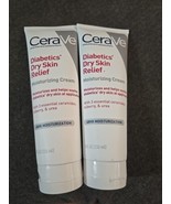 2 CeraVe Diabetics&#39; Dry Skin Relief Moisturizing Cream 8 Fl Oz (O14) - £25.70 GBP