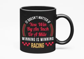 Make Your Mark Design Winning Racing, Black 11oz Ceramic Mug - £16.83 GBP+