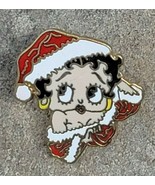 BETTY BOOP Sexy Christmas Holiday Santa Girl Souvenir Enamel Lapel Hat Pin  - £11.78 GBP