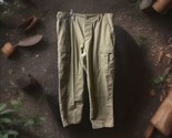 Tru Spec Rip Stop Tan Button Fly BDU Cargo Workwear Pants Size Large Sho... - £19.57 GBP