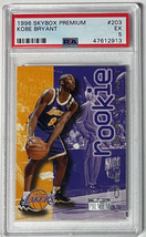 Kobe Bryant 1996-97 Skybox Premium Rookie Card (RC) #203- PSA Graded 5 EX (Los A - £35.93 GBP