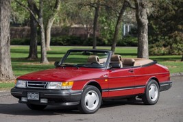 1989 Saab 900 Turbo Convertible 5-Speed | 24x36 inch POSTER | vintage classic - £16.43 GBP