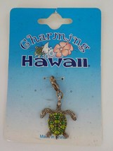 Charming Hawaii Sea Turtle Charm Only 1 Piece Multi Color Lobster Claw Clasp New - £1.59 GBP