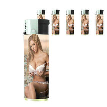 Hawaiian Pin Up Girls D2 Lighters Set of 5 Electronic Refillable Butane  - £12.59 GBP