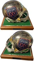 Qb Legends Signed Superbowl Xxv Riddell Chrome Commemorative Proline Helmet 12 S - £705.40 GBP