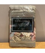 Laura Ashley Oakley Floral Green Set Of 2 Standard Pillowcases Vintage - $67.68 CAD