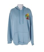 Mighty Morphin Power Rangers Womens Hoodie Sweatshirt Blue Pullover Pock... - €24,04 EUR