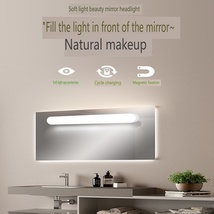 Remote control led mirror headlight, fashion makeup light, magnetic suct... - £20.43 GBP+