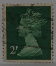 Vintage Stamps British 2 P Pence Elizabeth Great Britain Uk England X1 B3 #2 - £1.39 GBP