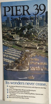 Vintage Pier 39 Brochure San Francisco Calif BRO13 - £7.76 GBP