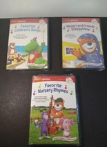 DVD +Music CD~ 3 Set LOT Baby Genius~ Baby Animals; Nursery Rhymes; Sing... - £15.97 GBP