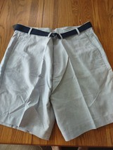 Savane Size 42 Blue Men&#39;s Dress Shorts With Belt - £42.12 GBP
