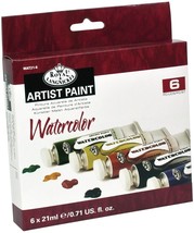 Royal &amp; Langnickel(R) Essentials(TM) Watercolor Paint 21ml-6/Pkg - £10.36 GBP