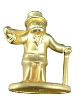 Monopoly Surprise Community Chest Gold Mr. Monopoly Cane Series 1 Game Piece - $9.79