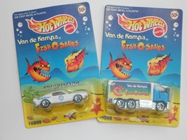 2 Hot Wheels  Promo Advert Van de Kamp&#39;s Diecast Vehicles Fish-O-Saurs - £13.22 GBP