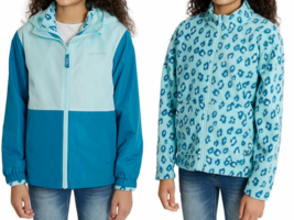 Eddie Bauer Girls Size XS 5/6 Blue 3-in-1 NWT Fleece Windbreaker Lined Jacket - £14.08 GBP