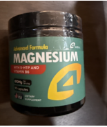 Advanced Formula Magnesium Supplement 90 Capsules -3 per serving EXP 4/2... - $31.33 CAD