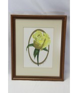 Yellow Rose Painting Rose Day 1981 Jean Apgai Signed 11/50 - €46,97 EUR