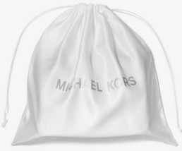 Michael Kors Large Drawstring Dust Bag Ivory / Silver 20&quot;x18&quot; 35S0PU0N7C FS - £11.72 GBP