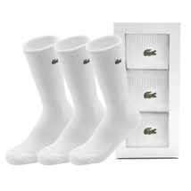 Lacoste Basic Sports High Socks 3pcs RA901B-54N 001 Unisex Casual Sports... - $38.97