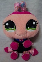 Hasbro Littlest Pet Shop PINK LADYBUG 6&quot; Plush STUFFED ANIMAL Toy - £11.98 GBP