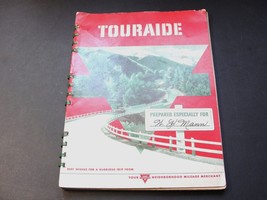 Conoco Oil Co.-Gas/Oil Ads-Touraide Travel Guide Maps-1946 Spiral Bound Booklet. - £23.37 GBP