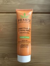 HEMPZ Herbal Body Butter Moisturizer Sweet Pineapple Honey Melon 1.8oz Travel Sz - £6.74 GBP