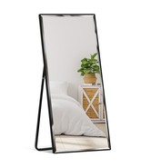Black Large Full Length Leaning Wall or Hanging Mirror - $386.36 CAD